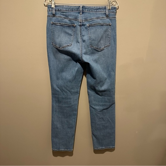 Talbots Straight Leg Jean Womens Size 8 Petite Blue Denim Comfort Classic - Picture 5 of 9